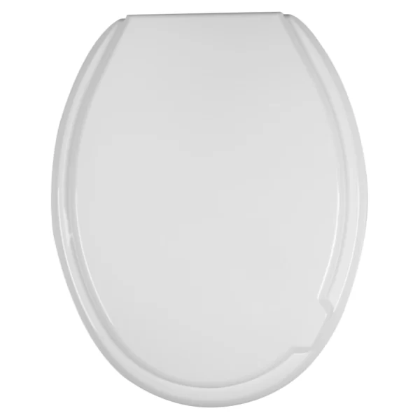 UNIVERSAL TOILET SEAT OVAL EVEREST THERMOPLASTIC WHITE HINGES PVC Fix It